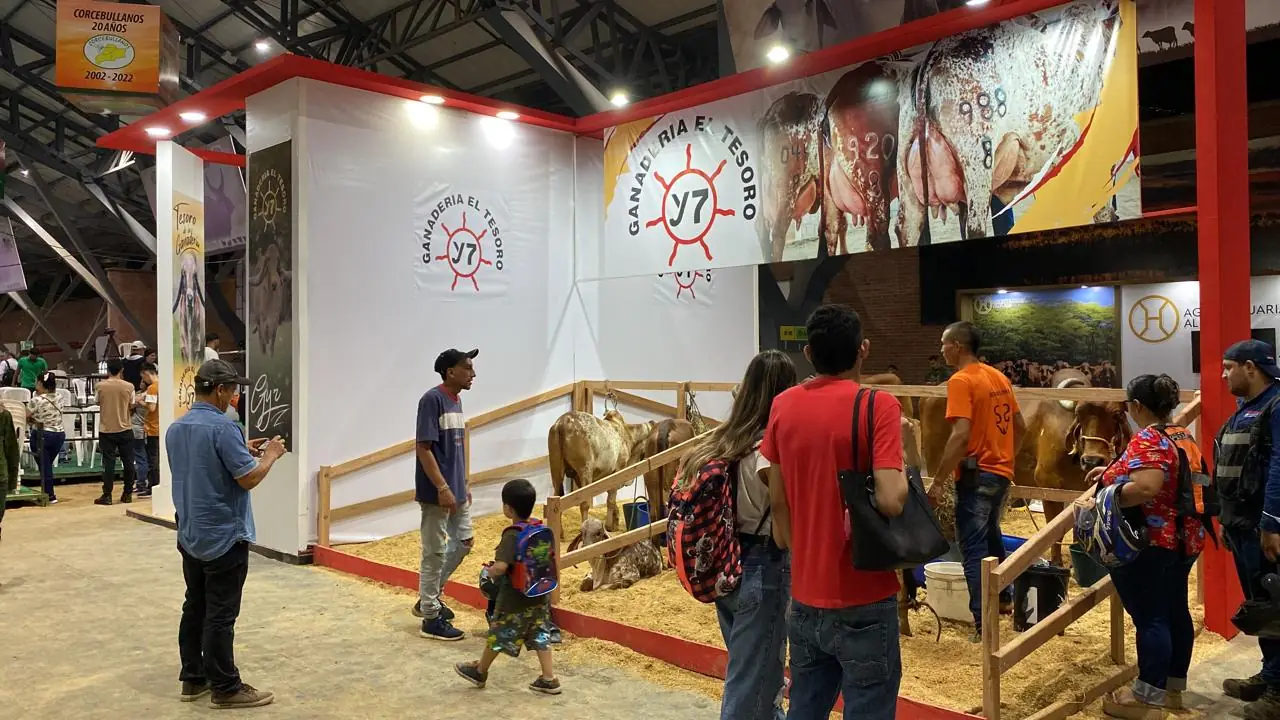 Público visitando el stand de El Tesoro