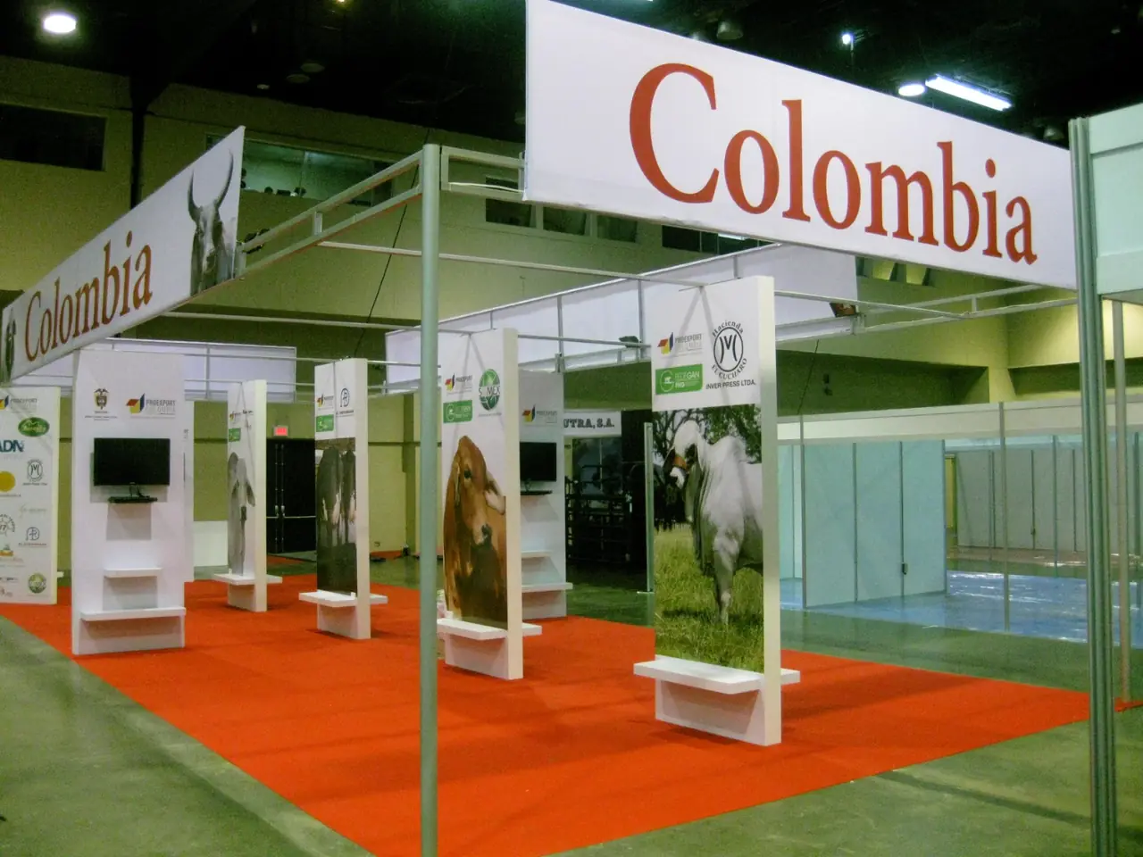 Pabellón de Colombia en feria